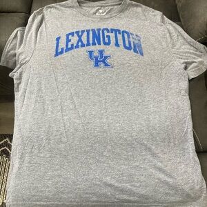 Fanatics Gray Lexington Tee with Blue Print